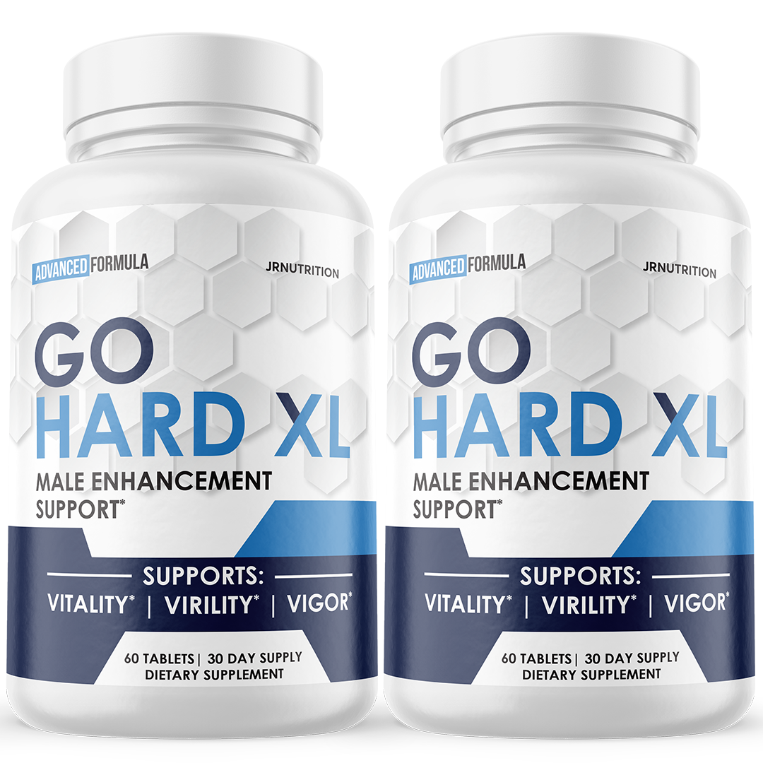 Go Hard XL - Male Virility -2 Bottles